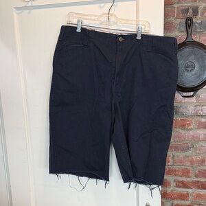 Ben Davis Navy Flat Front Shorts